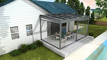 SN-02 Infinity Fold Double Glass Glazed Wall