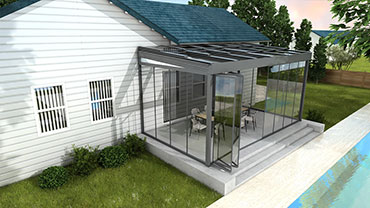 SN-01 Infinity Fold Single Glass Glazed Wall