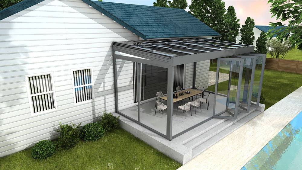 SN-05 Techno View Motorized Glazed Wall